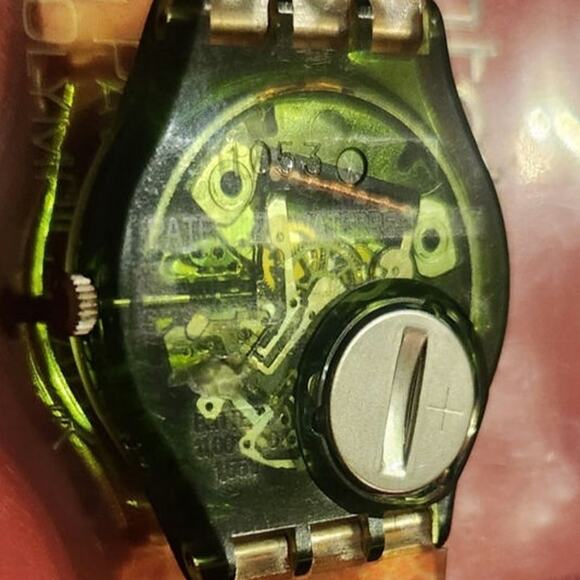 Swatch watch FRANCO GG110 1991 Standard Gents New old stock - Picture 6 of 9